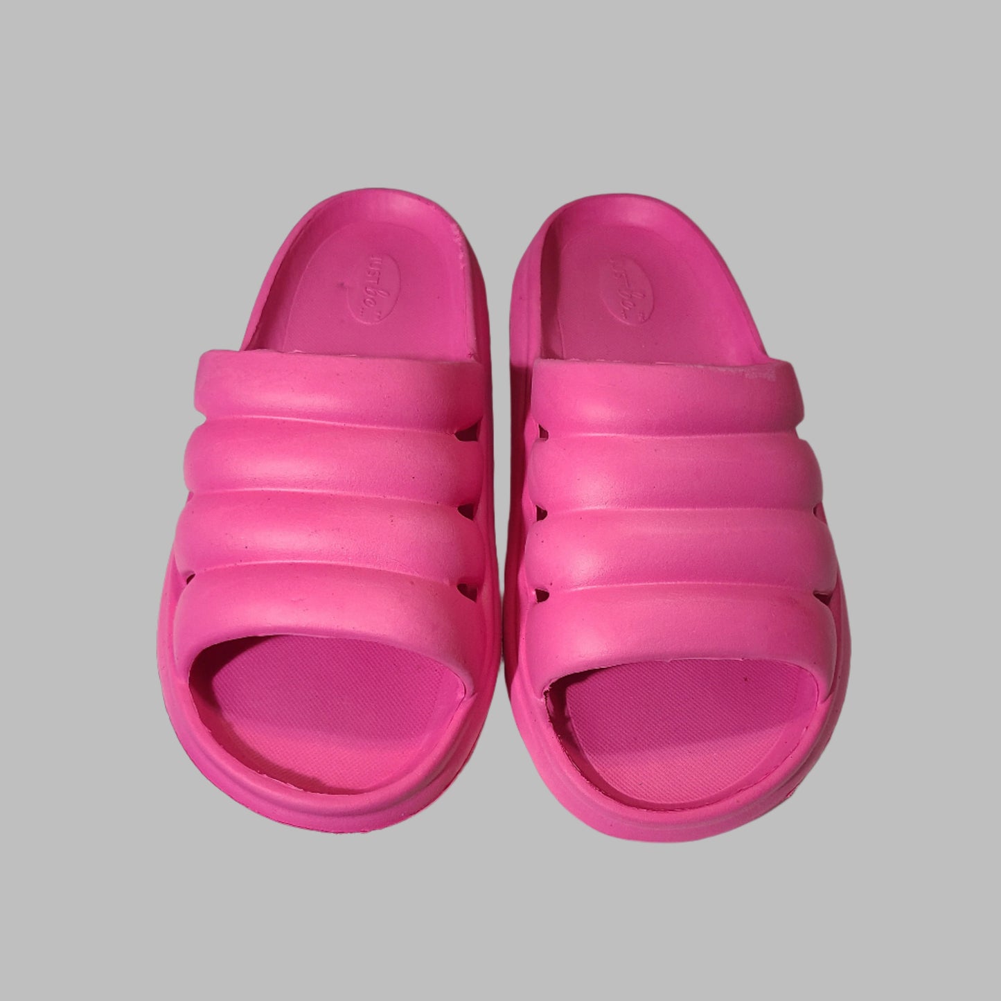 Women's Size 10 Pink Just Be… Slides - LIKE NEW
