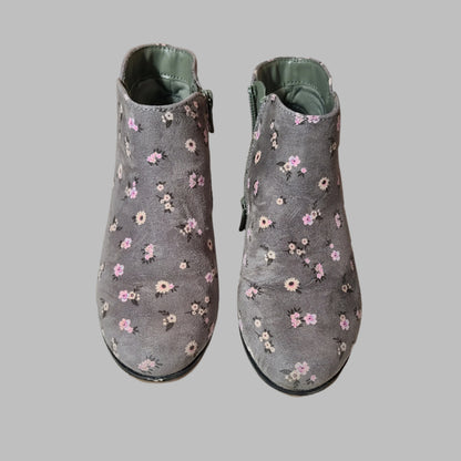 Girls Size 12 Cat & Jack Penelope Floral Boots - LIKE NEW