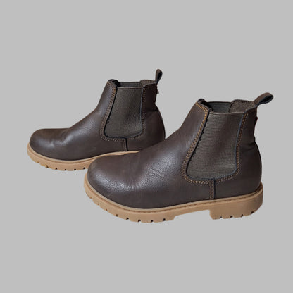 Kid's 13 Brown Levi's Leather Boots - LIKE NEW