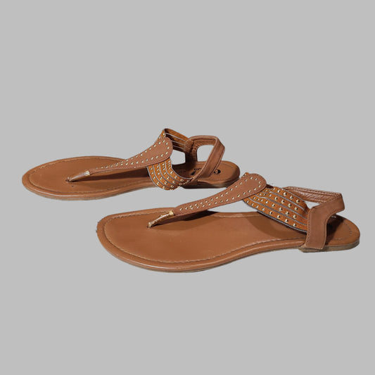 Women's 10 XL Brown Rue 21 ETC! Sandals - USED