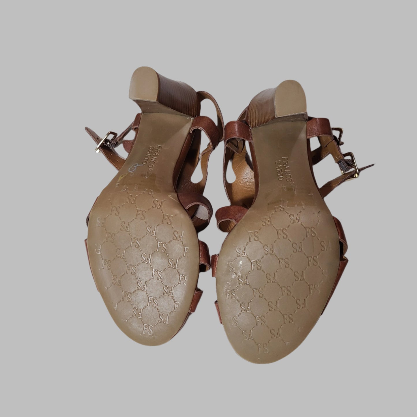 Women's 6M Franco Sarto Brown Heels - USED