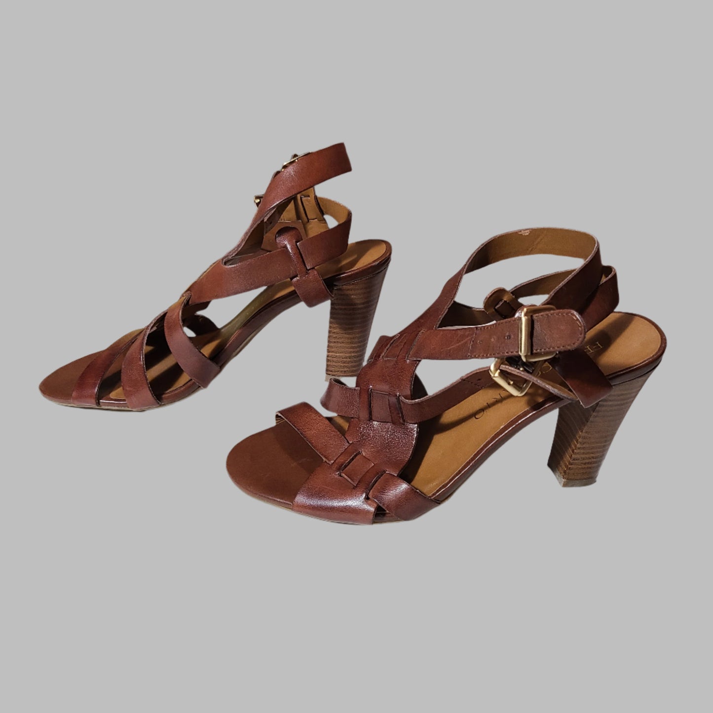 Women's 6M Franco Sarto Brown Heels - USED