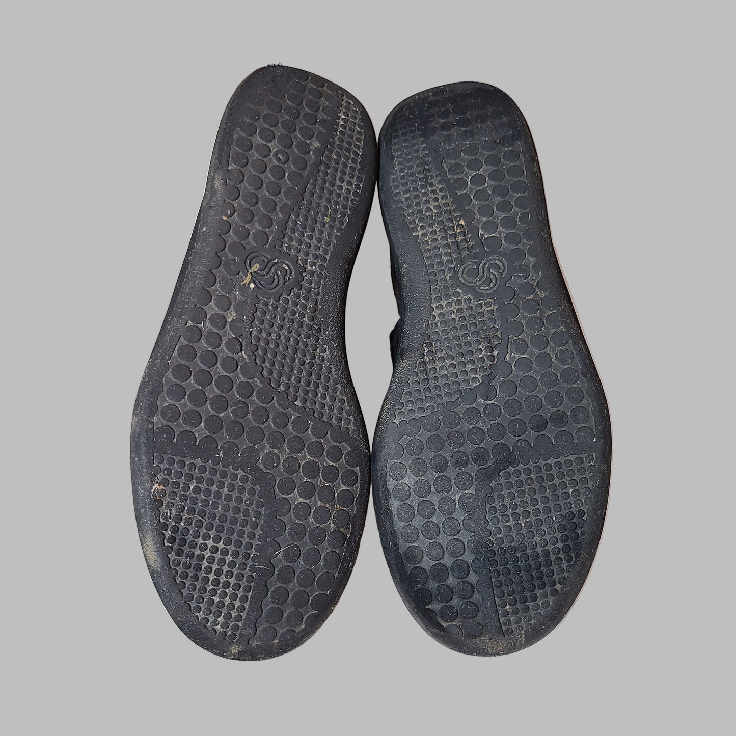 Women's 7.5M Cloudsteppers by Clarks Black Leather Clogs - USED