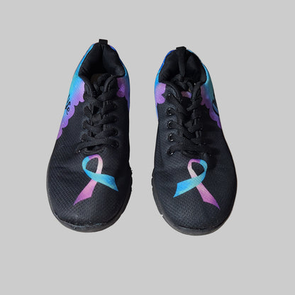 Custom Unisex M/5 F/7 "Choose Life" Sneakers - USED