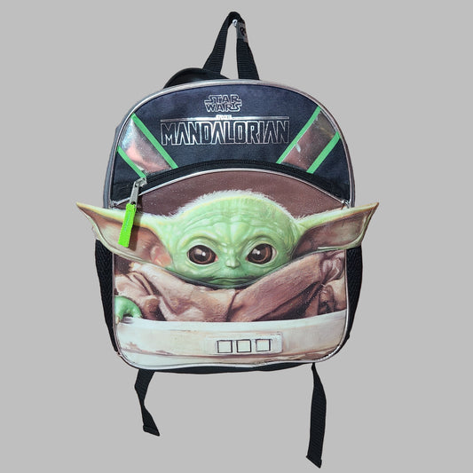 Small Star Wars - The Mandalorian Backpack - Small Tear in Side Pocket - AS IS