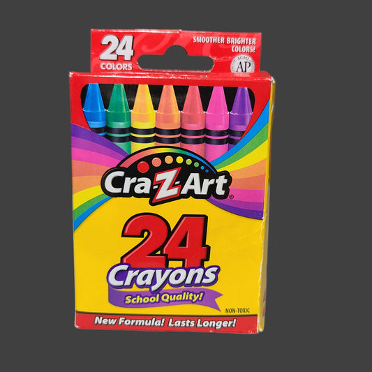 Cra-Z-Art 24 School Quality Crayons - NEW