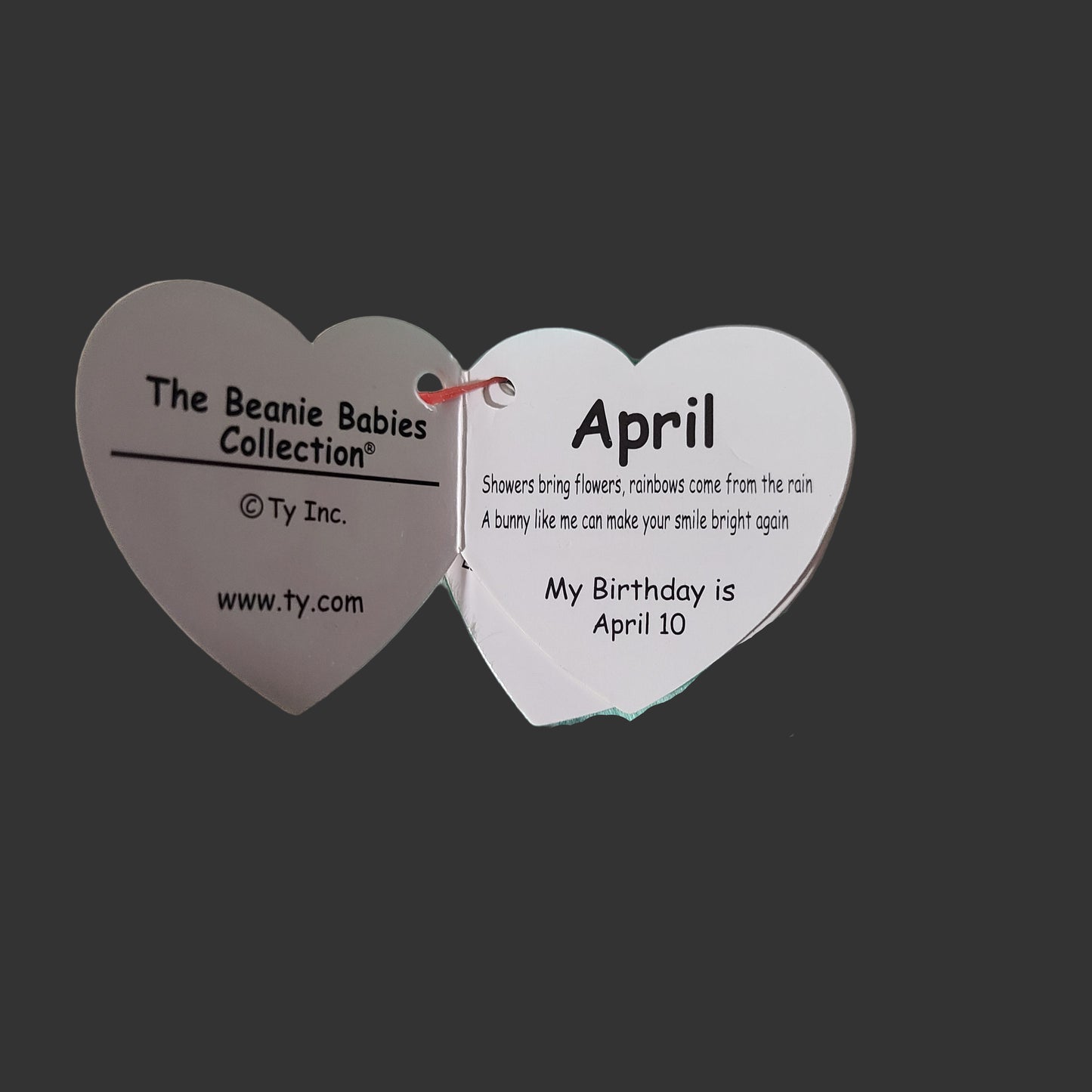 Original Ty Beanie Baby April The Bunny - NEW