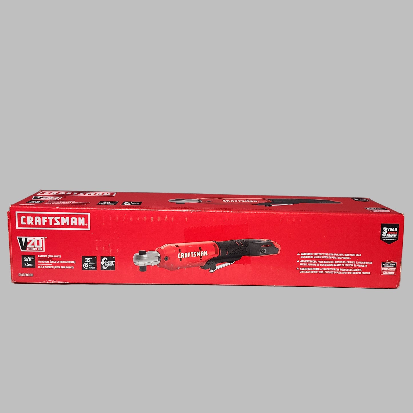 Craftsman V20 3/8" Cordless Ratchet - CMCF930B - Battery NOT Included - NEW