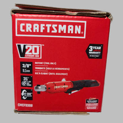 Craftsman V20 3/8" Cordless Ratchet - CMCF930B - Battery NOT Included - NEW