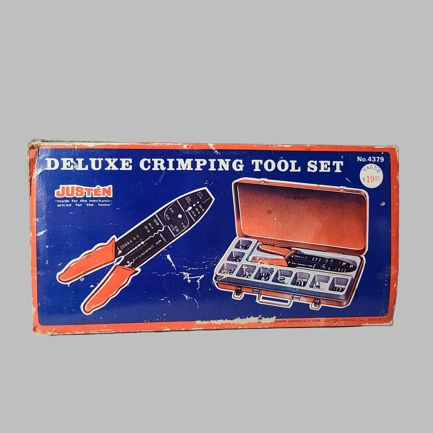 Justen Deluxe Crimping Tool Set - Some Terminals Used, Otherwise Unused - AS IS