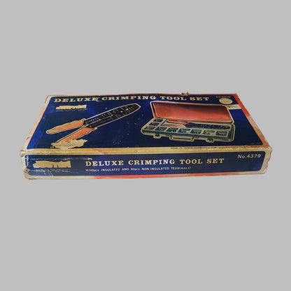 Justen Deluxe Crimping Tool Set - Some Terminals Used, Otherwise Unused - AS IS