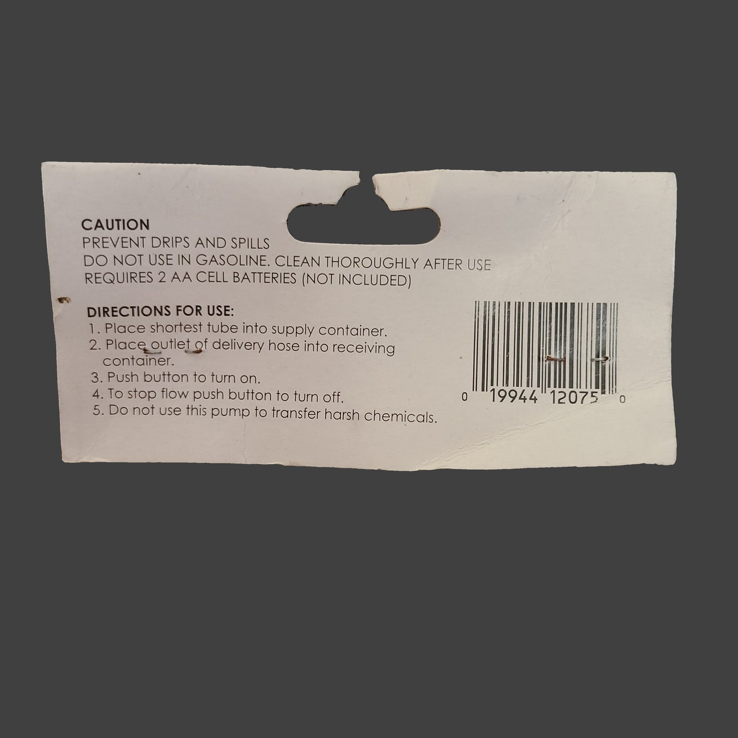 American Wick Kerosene Siphon - Battery Operated - SI-75 - NEW