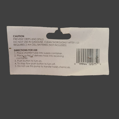 American Wick Kerosene Siphon - Battery Operated - SI-75 - NEW