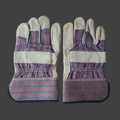 Blue Hawk Large Leather Construction Gloves - USED