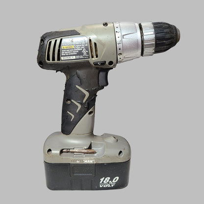 Craftsman Cordless 3/8" Drill/Driver w/ 2 Batteries, Charger, & Carry Case - Tested - USED