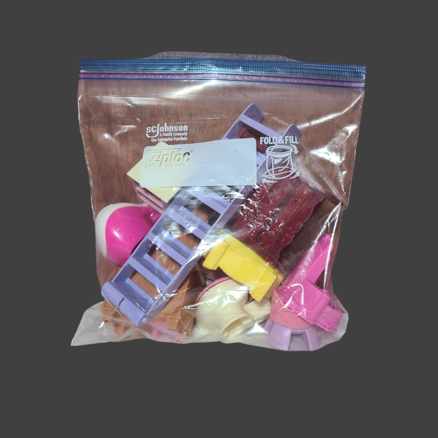 10PC Bag Miscellaneous Doll Furniture Toys - USED