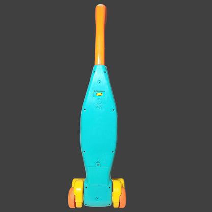 Exercise N Play Kids Vacuum Cleaner - Light Up & Realistic Sounds - New Batteries - USED