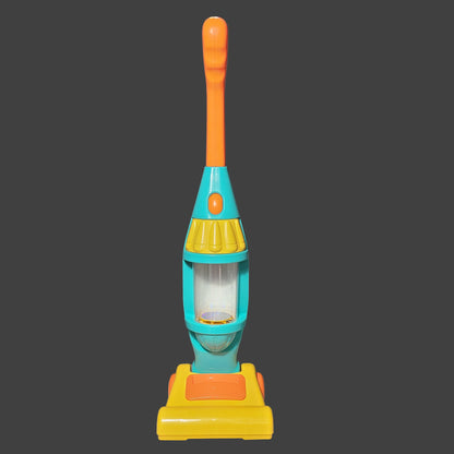 Exercise N Play Kids Vacuum Cleaner - Light Up & Realistic Sounds - New Batteries - USED