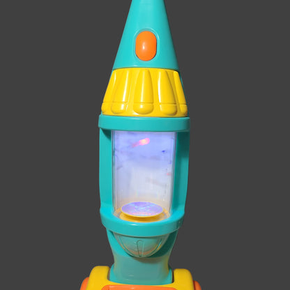 Exercise N Play Kids Vacuum Cleaner - Light Up & Realistic Sounds - New Batteries - USED