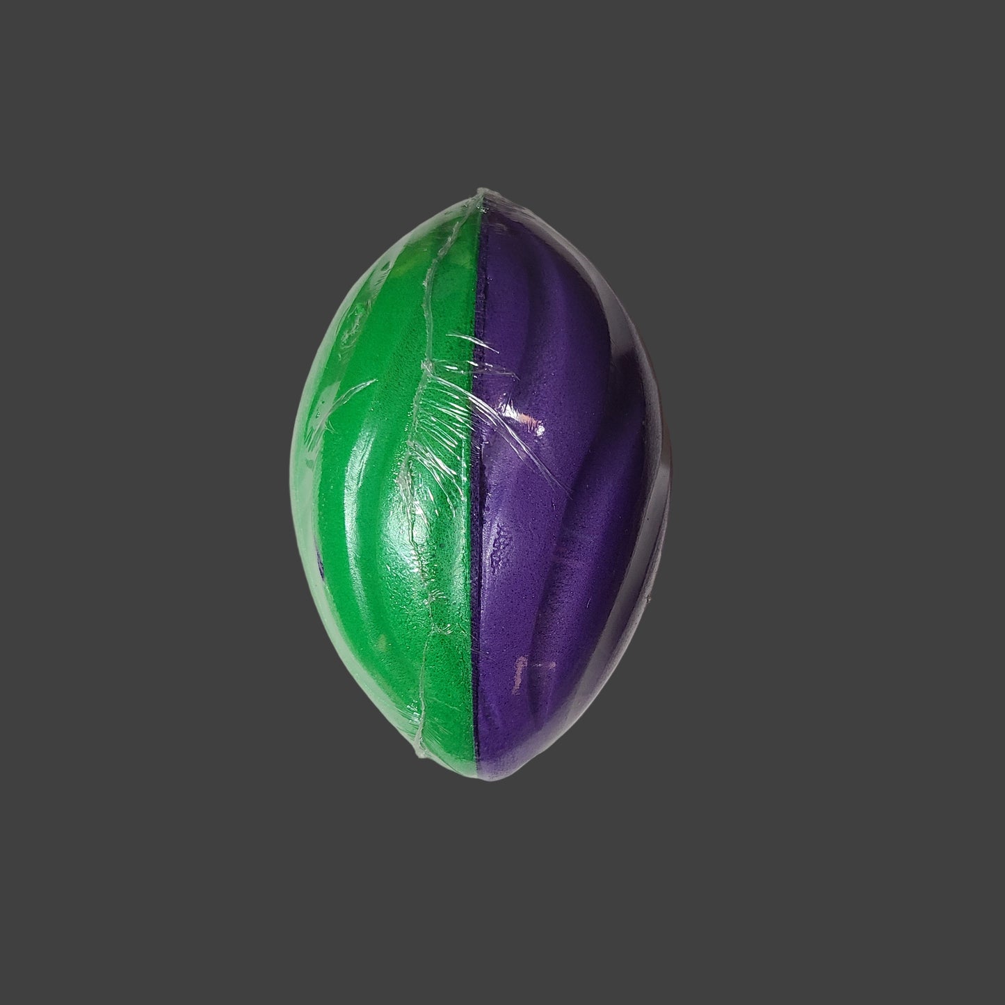 5.5" Purple & Green Foam Football - NEW