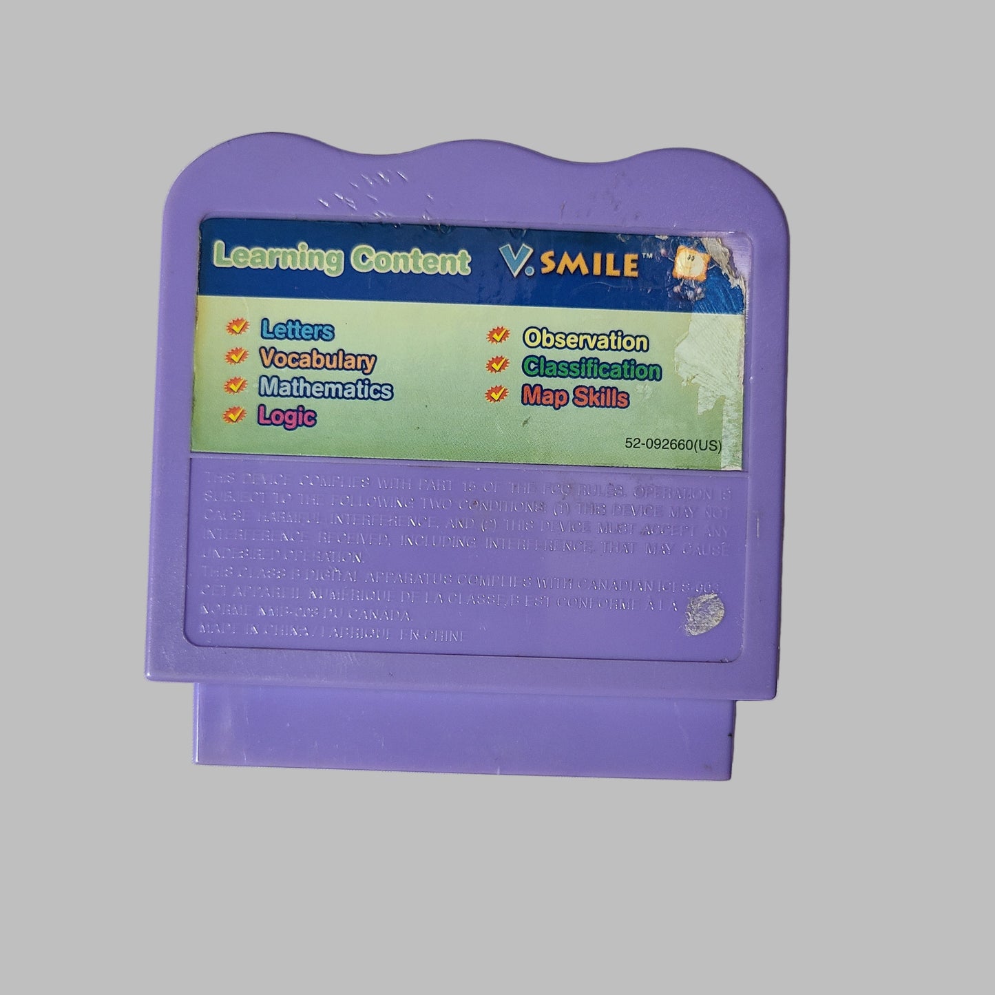 Vtech V. Smile Scooby-Doo! Funland Frenzy & Cars Rev It Up In Radiator Springs Cartridge Games - Untested - USED