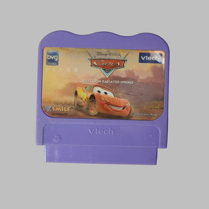 Vtech V. Smile Scooby-Doo! Funland Frenzy & Cars Rev It Up In Radiator Springs Cartridge Games - Untested - USED