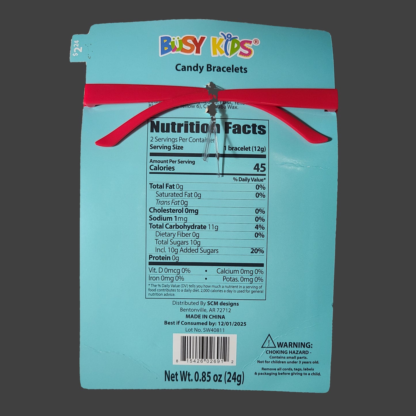 Busy Kids Toy Glasses with Candy Accessories Valentine's Gift - NEW