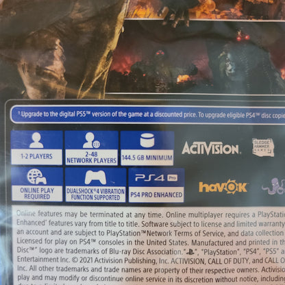 PS4 - Call of Duty Vanguard - NEW
