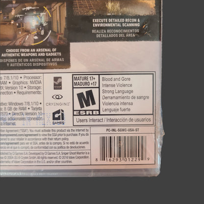 PC - Steam - Sniper Ghost Warrior Contracts - NEW