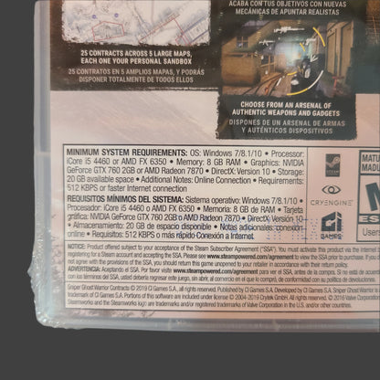 PC - Steam - Sniper Ghost Warrior Contracts - NEW