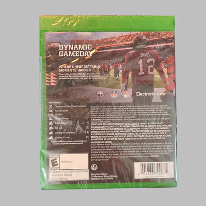 Xbox X - Madden 22 NFL - NEW