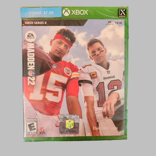 Xbox X - Madden 22 NFL - NEW