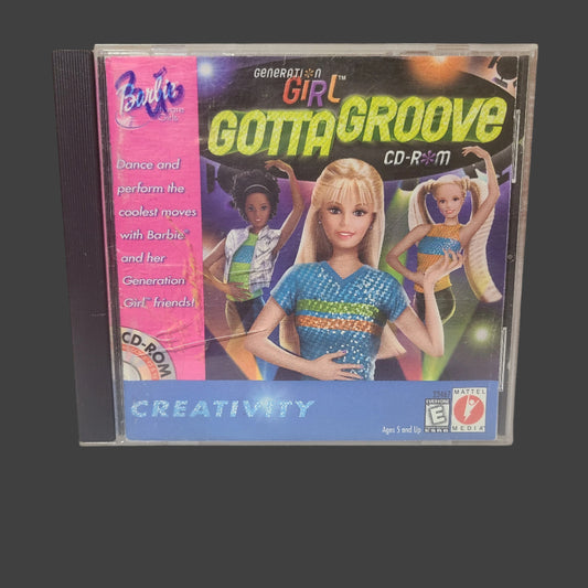 PC CD-ROM - Barbie Generation Girl Gotta Groove - UNTESTED - AS IS
