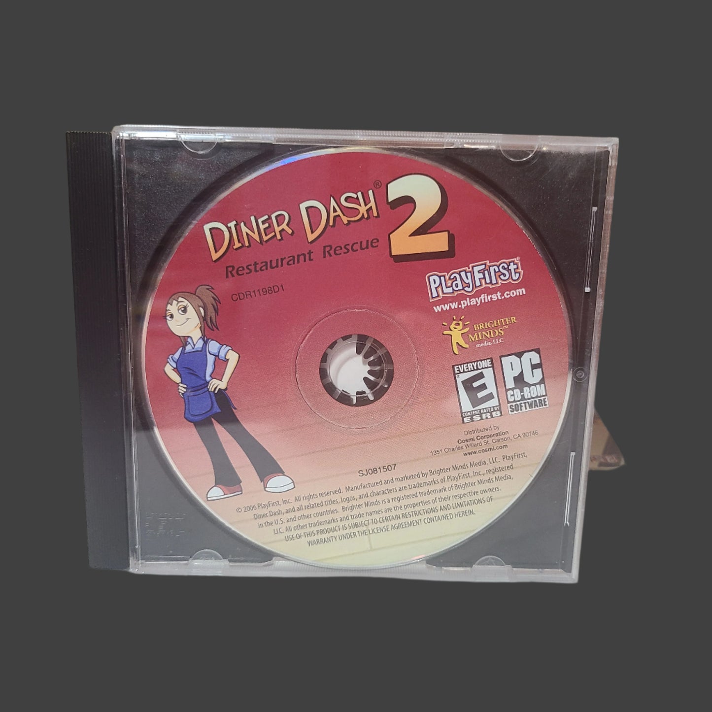 PC CD-Rom - Diner Dash 2 Restaurant Rescue - UNTESTED - AS IS