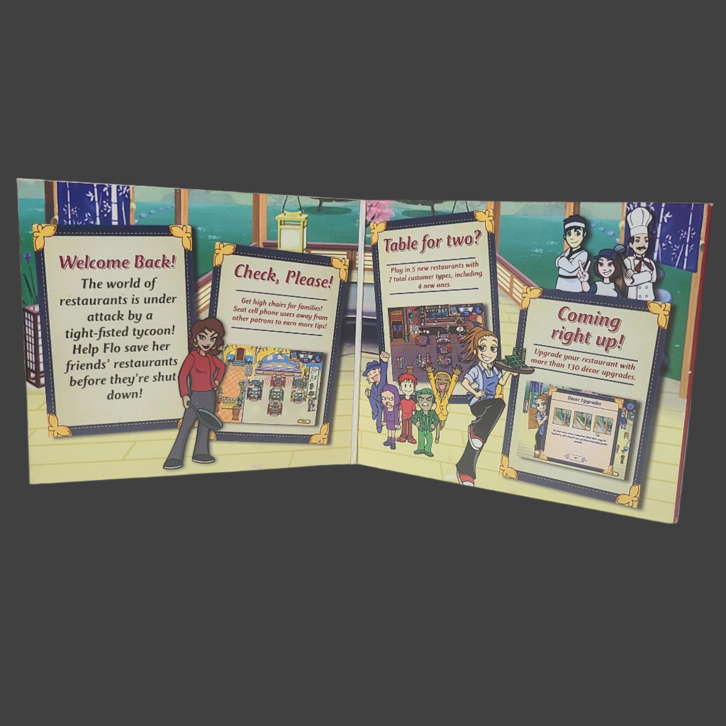 PC CD-Rom - Diner Dash 2 Restaurant Rescue - UNTESTED - AS IS