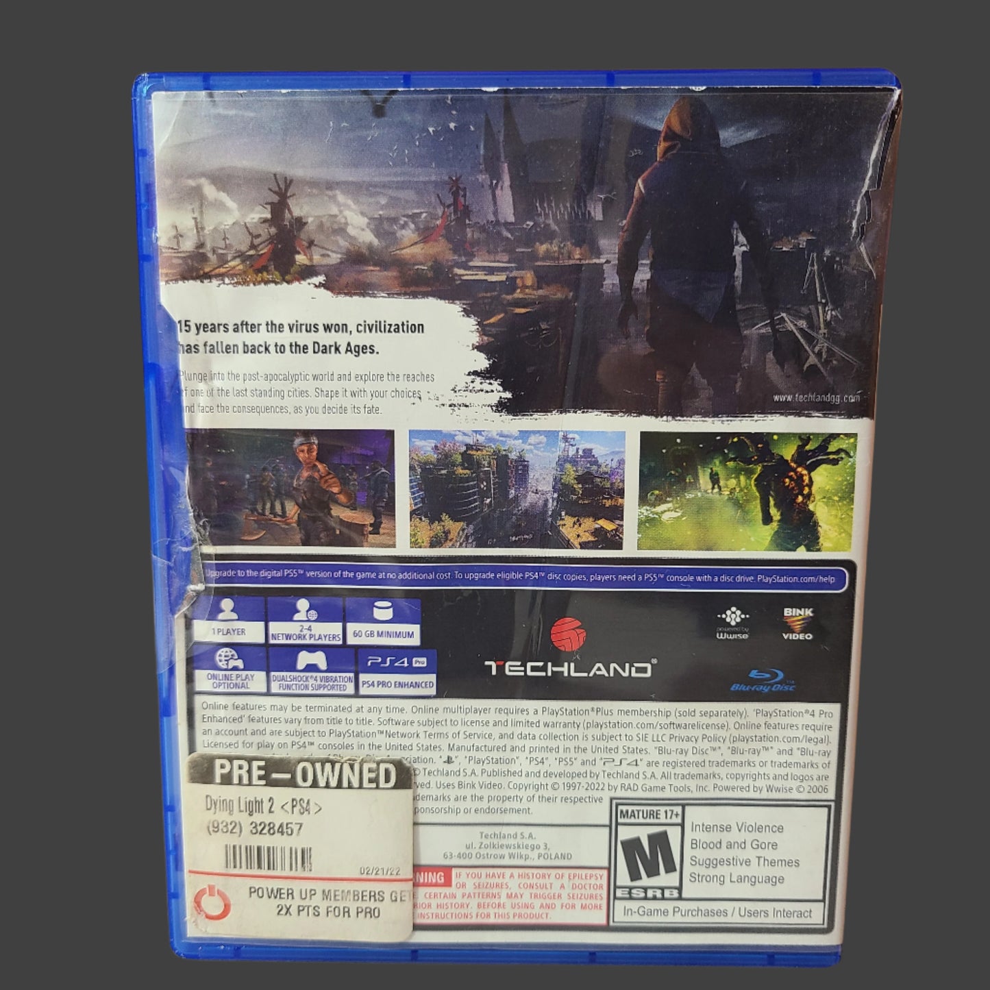 PS4 - Dying Light 2 Stay Human - USED