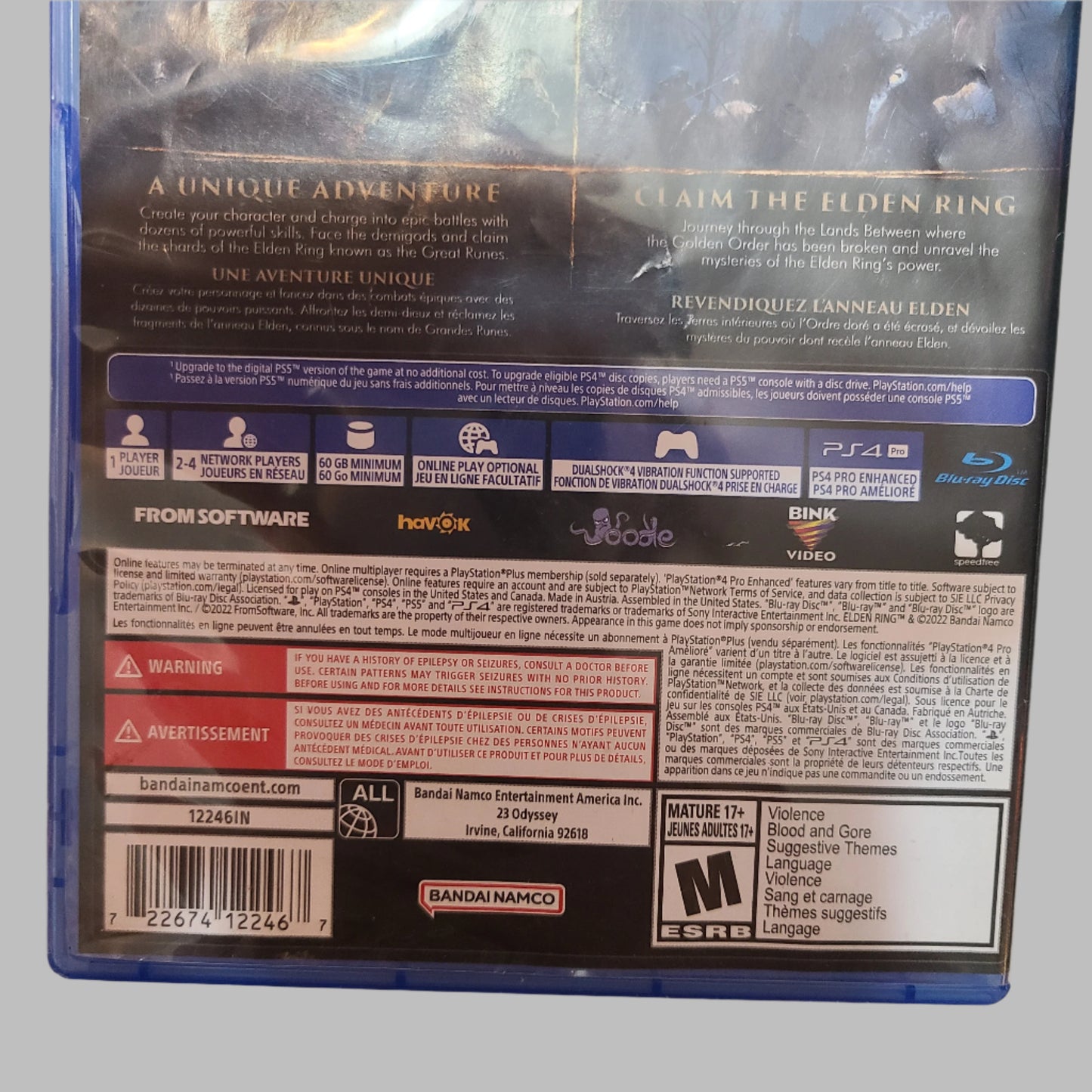 PS4 - Elden Ring - USED