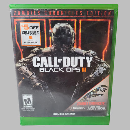 Xbox One - Call of Duty Black Ops III - Zombies Chronicles Edition - USED