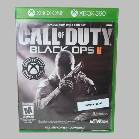 Xbox 360 & Xbox One - Call of Duty Black Ops II - Platinum Hits - USED