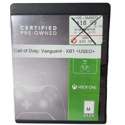 Xbox One & Xbox Series X - Call of Duty Vanguard - Not in Original Case - USED