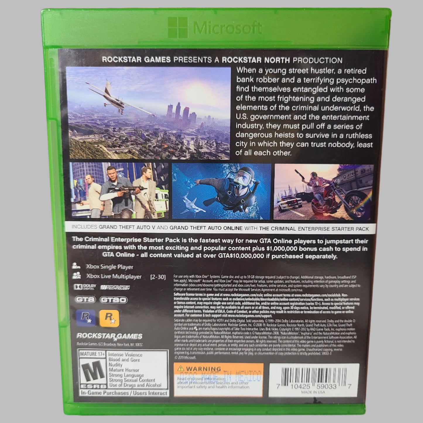 Xbox One - Grand Theft Auto V - Premium Edition - USED