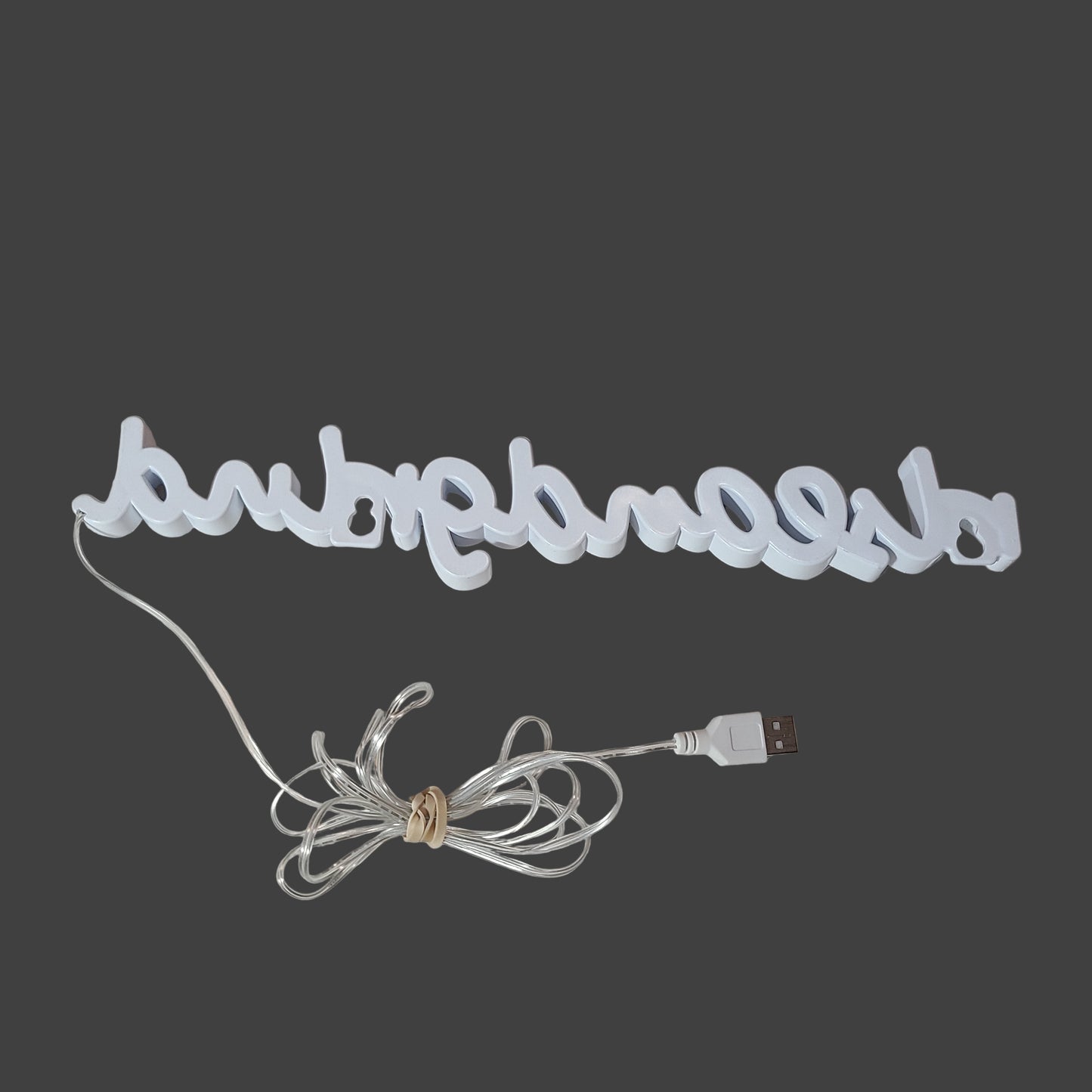 Rise and Grind LED Neon USB Sign - LIKE NEW