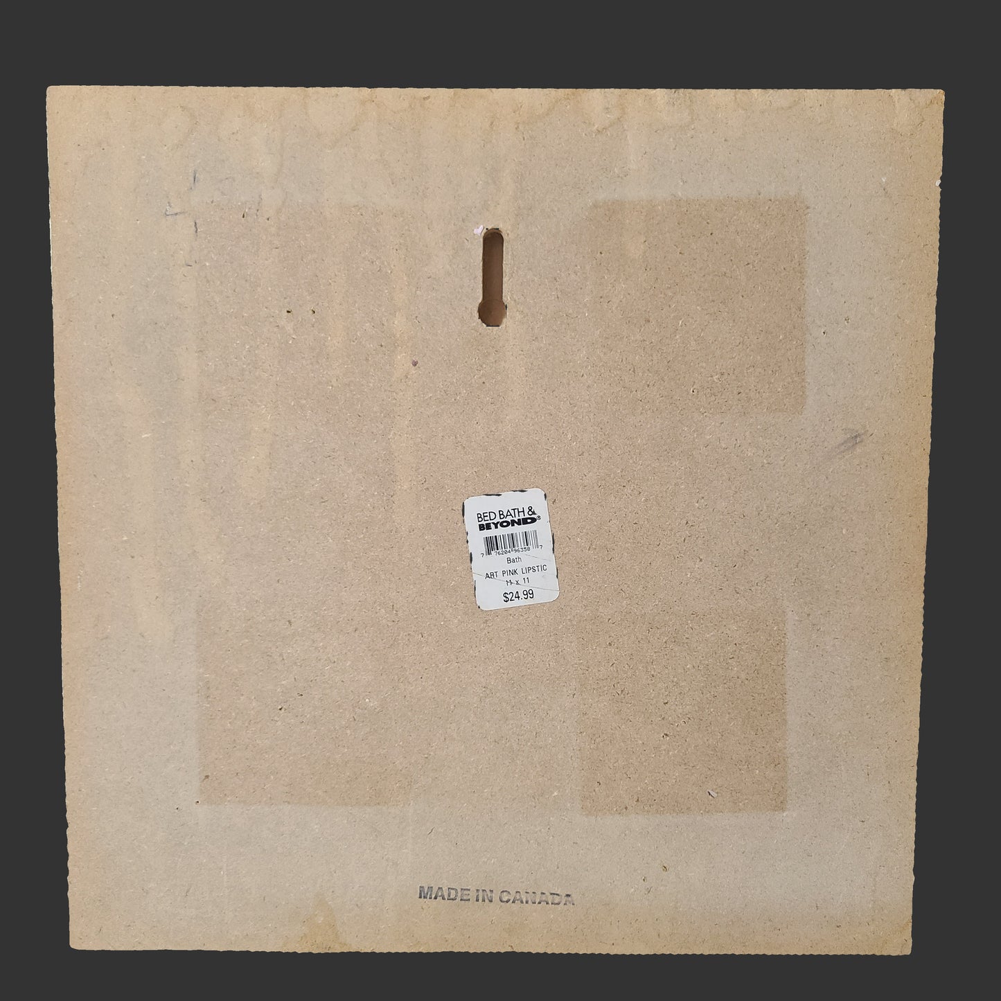 3PK Bed Bath & Beyond Wooden Makeup Wall Plaques - USED