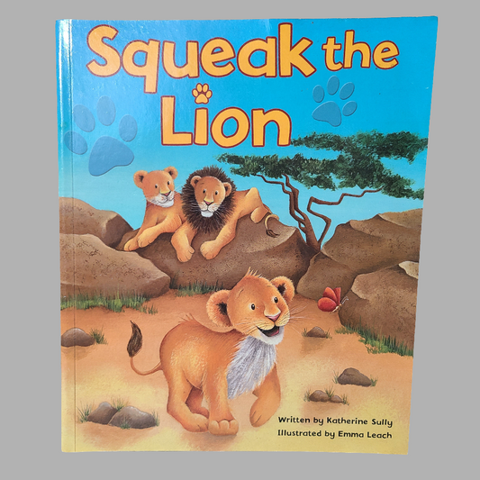 SC Squeak the Lion by Katherine Sully - Copyright 2019 - LIKE NEW