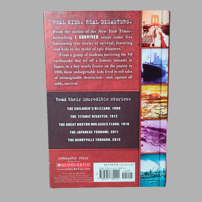 HC I Survived True Stories by Lauren Tarshis - Copyright 2014 - USED