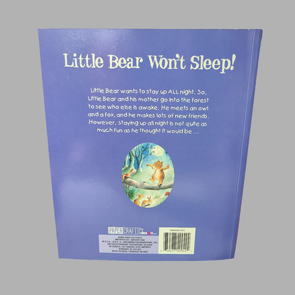 SC Little Bear Won't Sleep! By Christine Swift - Copyright 2019 - LIKE NEW