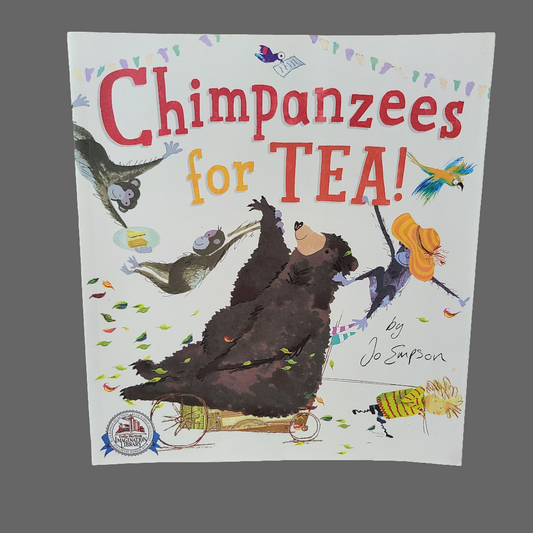 SC Chimpanzees for Tea! By Jo Empson - Copyright 2016 - LIKE NEW