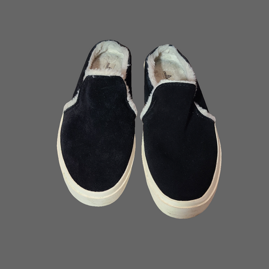 Women's Black Size 6 Staheekum Hard Bottom House Shoes - USED