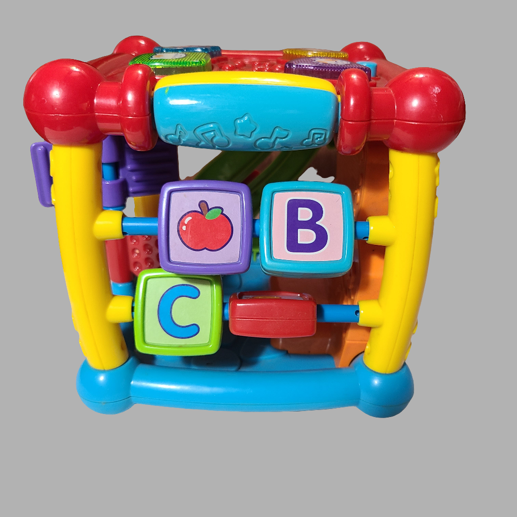 Vtech Busy Learners Activity Cube - New Batteries - USED