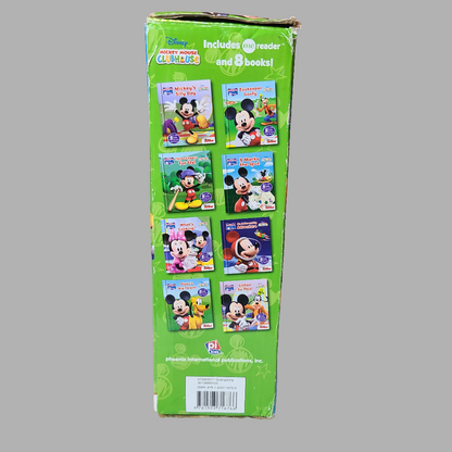 HC Disney Mickey Mouse Clubhouse Electronic Reader and 8-Book Library - LIKE NEW